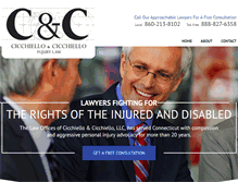 Tablet Screenshot of injuryctlaw.com